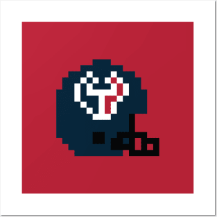 8 Bit Houston Texans Helmet Posters and Art